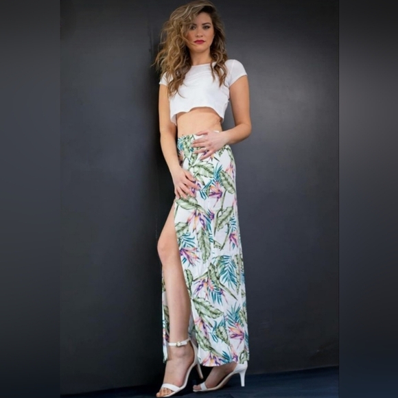 Divided Dresses & Skirts - floral viscose skirt for women